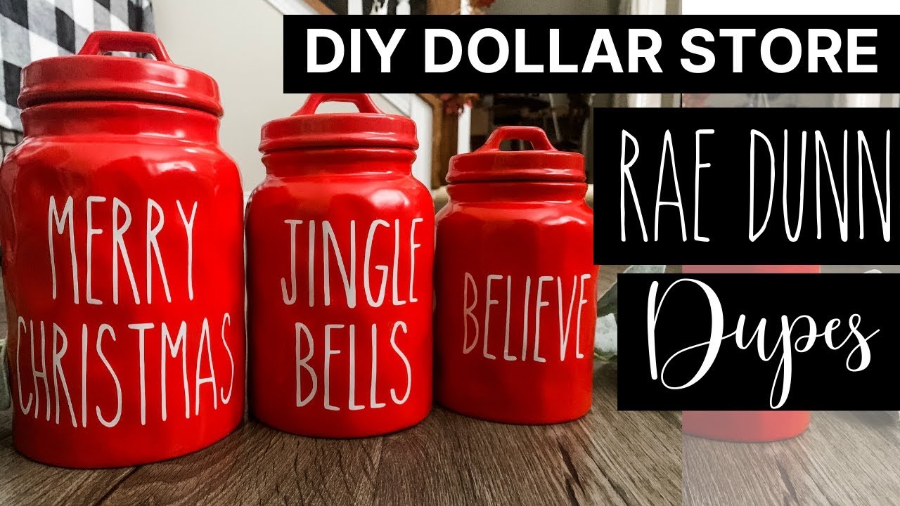Dollar Store Rae Dunn Canister Dupe | Fast Fridays! Dollar General Supplies - YouTube Dollar Store Rae Dunn Canister Dupe | Fast Fridays! Dollar General Supplies - YouTube