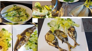 سمك بوري وباراكودا فى الفرن , ,lemon pepper fish