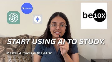 How Students Can Use AI to Study Smarter (Not Harder) | Be10x Workshop Review