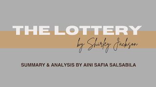 The Lottery by Shirley Jackson – Summary & Intrinsic Elements Analysis | by Aini Safia Salsabila
