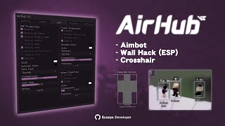 [ROBLOX] AirHub V2 | UNIVERSAL AIMBOT, WALL HACK (ESP) & CROSSHAIR GUI