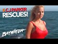 5 TIMES C J PARKER Saved The Day! Baywatch Remastered