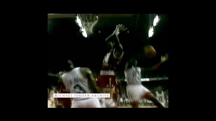 Michael Jordan Dunks On David Robinson & Blocks Ha...