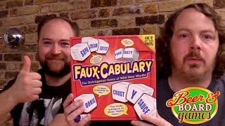 Hilarious phrasemaking Fauxcabulary | Beer and Board Games