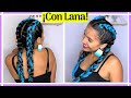 Trenzas De Raíz Con Lana - ¡Fácil Y Rápido!