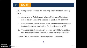 Correcting Entries 2