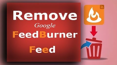 How to Remove the Google FeedBurner feed || Hindi || Alltricks