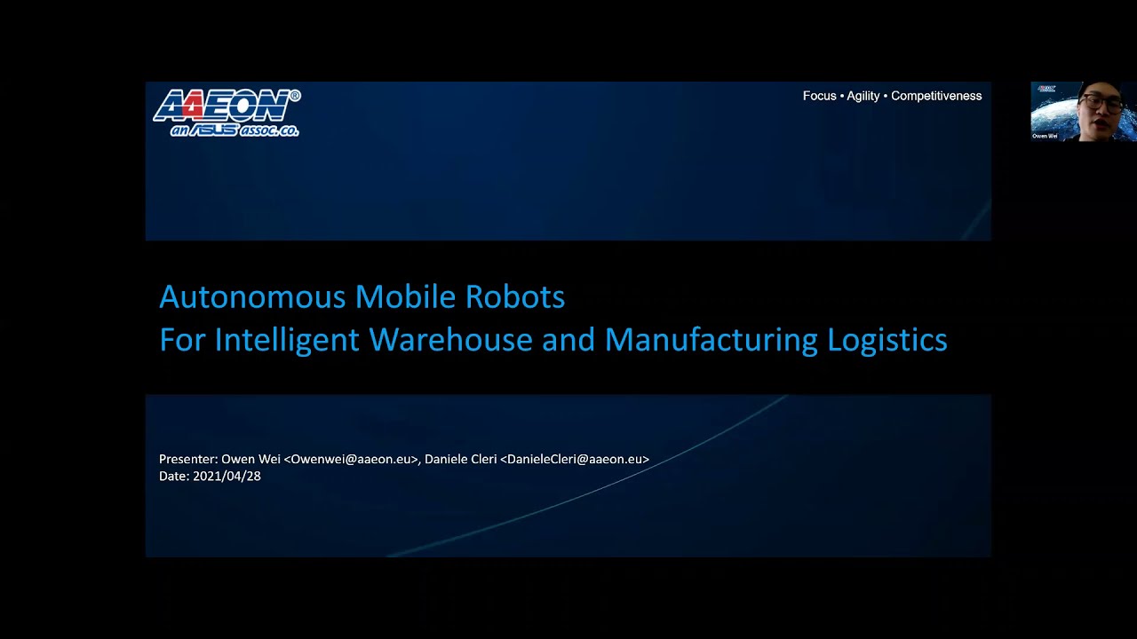 Autonomous Mobile Robots for Intelligent Warehouse and Manufacturing Logistics Webinar