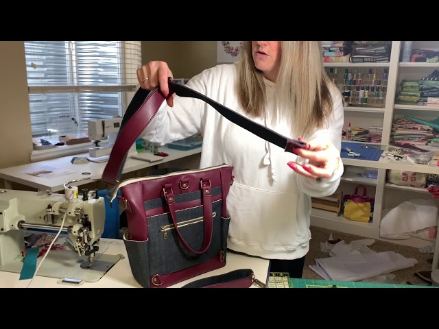 Nine-patch convertible backpack - Sewing Tutorial - how to sew a