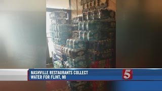 Local Restaurants Collect Water For Flint