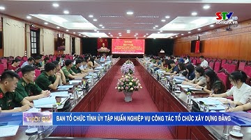 Ban Tổ chức Tỉnh ủy tập huấn nghiệp vụ công tác tổ chức xây dựng Đảng