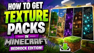 HOW TO GET TEXTURE PACKS FOR MINECRAFT XBOX/PS5 NEW AND WORKING!
