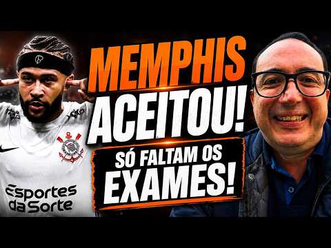 JUST AWAITING MEDICAL EXAMS! DETAILS OF MEMPHIS' CONTRACT RENEWAL WITH CORINTHIANS!