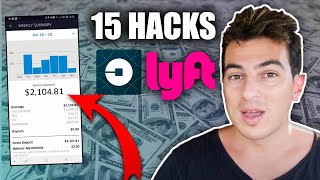 15 Uber/Lyft HACKS To Make More Money!