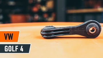 How to change Front Anti Roll Bar Link on VW GOLF 4 TUTORIAL | AUTODOC