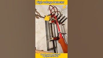 High voltage Detector test & How to save electrical equipment in rain #rain #warninglight