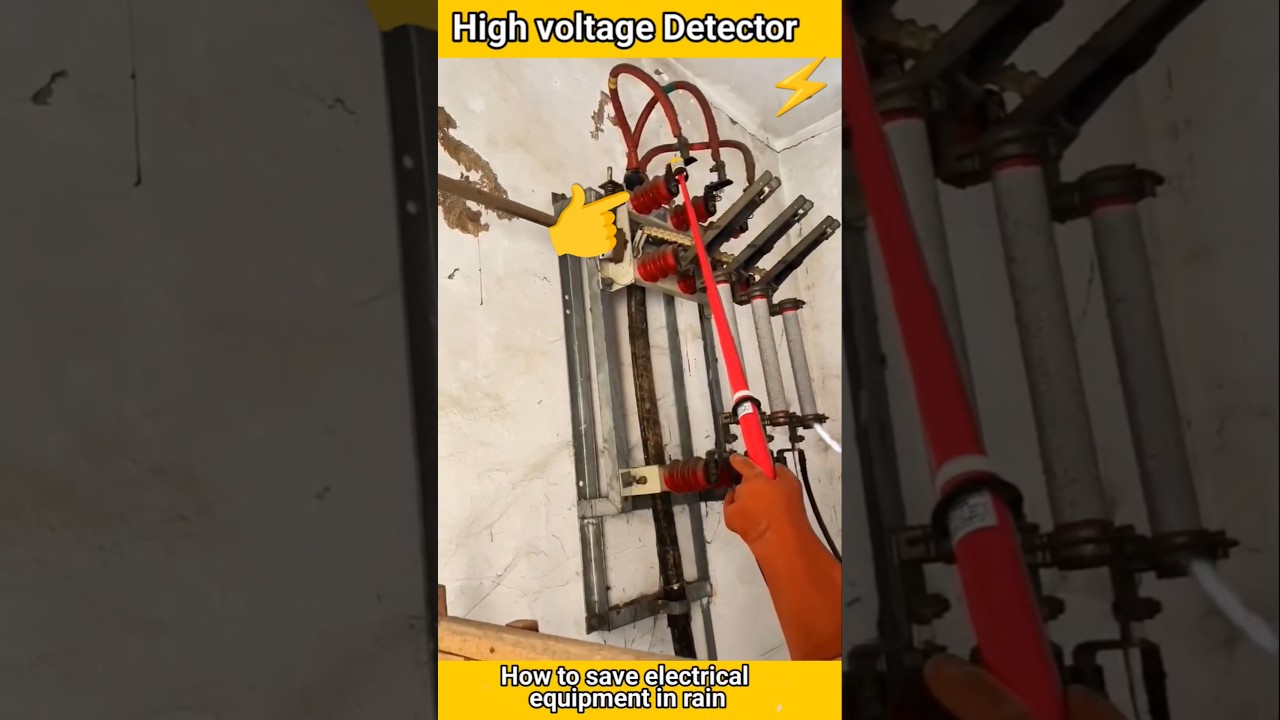 High voltage Detector test & How to save electrical equipment in rain 