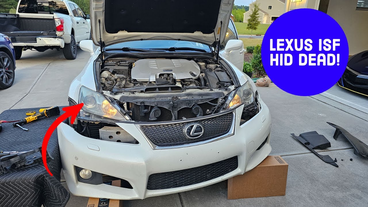 Lexus ISF Headlight HID Bulb Not Working