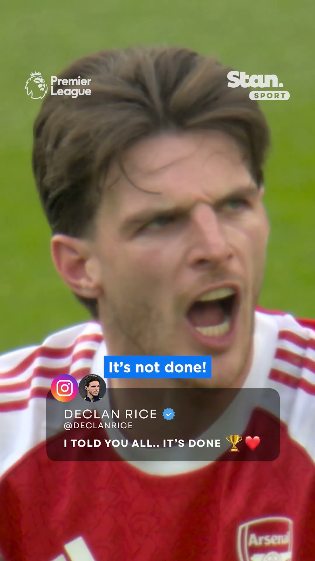 Declan Rice 𝘼𝙇𝙒𝘼𝙔𝙎 knew 🧠 And now it's done
