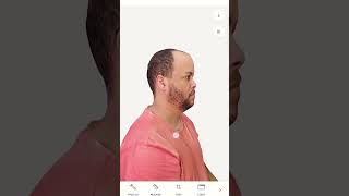 Using Polycam to get a 3d scan of  myself to import into Blender