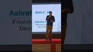 Devs Core CEO - Ashraful Islam at the Youth Tech Summit 2024 #devscore #youthtechsummit