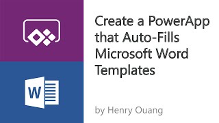 Learn PowerApps  Autofill Templates in Sharepoint Tutorial