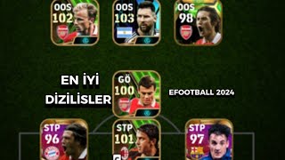 EN İYİ TAKTİKSEL DİZİLİŞLER - efootball 2024