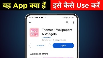 How to use Themes - Wallpapers & Widgets App | What is Themes - Wallpapers & Widgets App