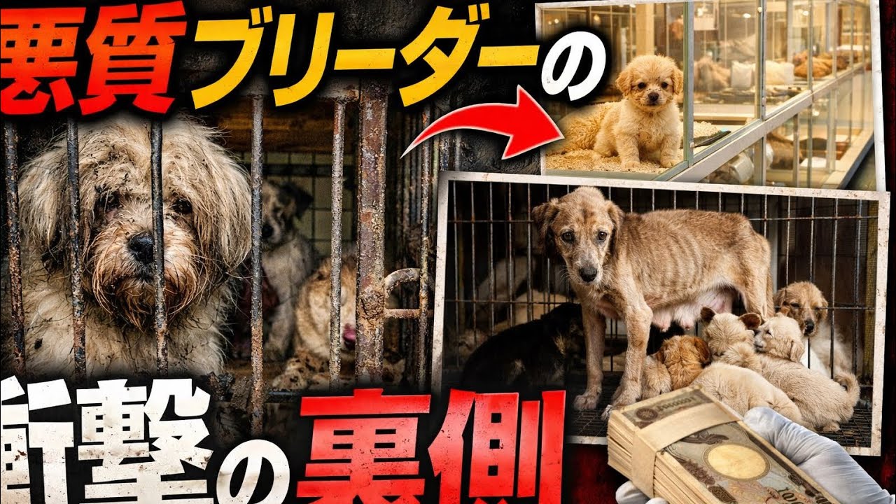 ２０２５年から増加　悪質ブリーダーの裏側が悲惨すぎる