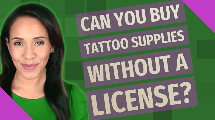 Where to buy tattoo supplies without a license