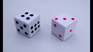 How To Make A Paper Dice Origami Dice