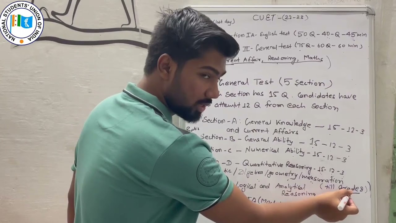 CUET JNU  General test Update