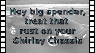 Treating surface rust and restoring the factory finish to the chassis on the Lotus Elan M100