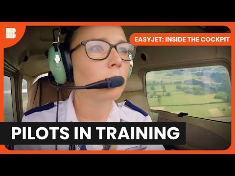Documentary backdrop image for Trainee Pilot's First Flight - EasyJet: Inside the Cockpit (2023)