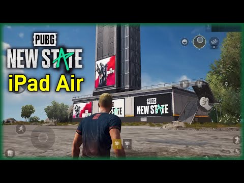 PUBG: New State 未來之役在 iPad Air 4 上最高畫質遊玩畫面