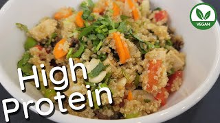 Power Up Your Lunch: High-Protein Vegan Salad