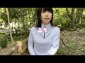 【ノーブラ散歩】薄いスポーツウェアで大きな公園をノーブラ散歩してたら・・・