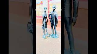 🧜Жанровая скульптурная композиция "Семья покупателей". #беларусь #минск #скульптуры #стритарт #досуг