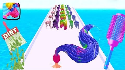 Hair Rotate Run - All Levels Gameplay Android,ios game Mobile Game New Update (Levels 10-11)