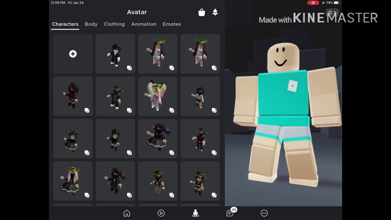 How To Have A Fat Noob Big Body Roblox Android Ios Mobile Etc Youtube - roblox thick avatars