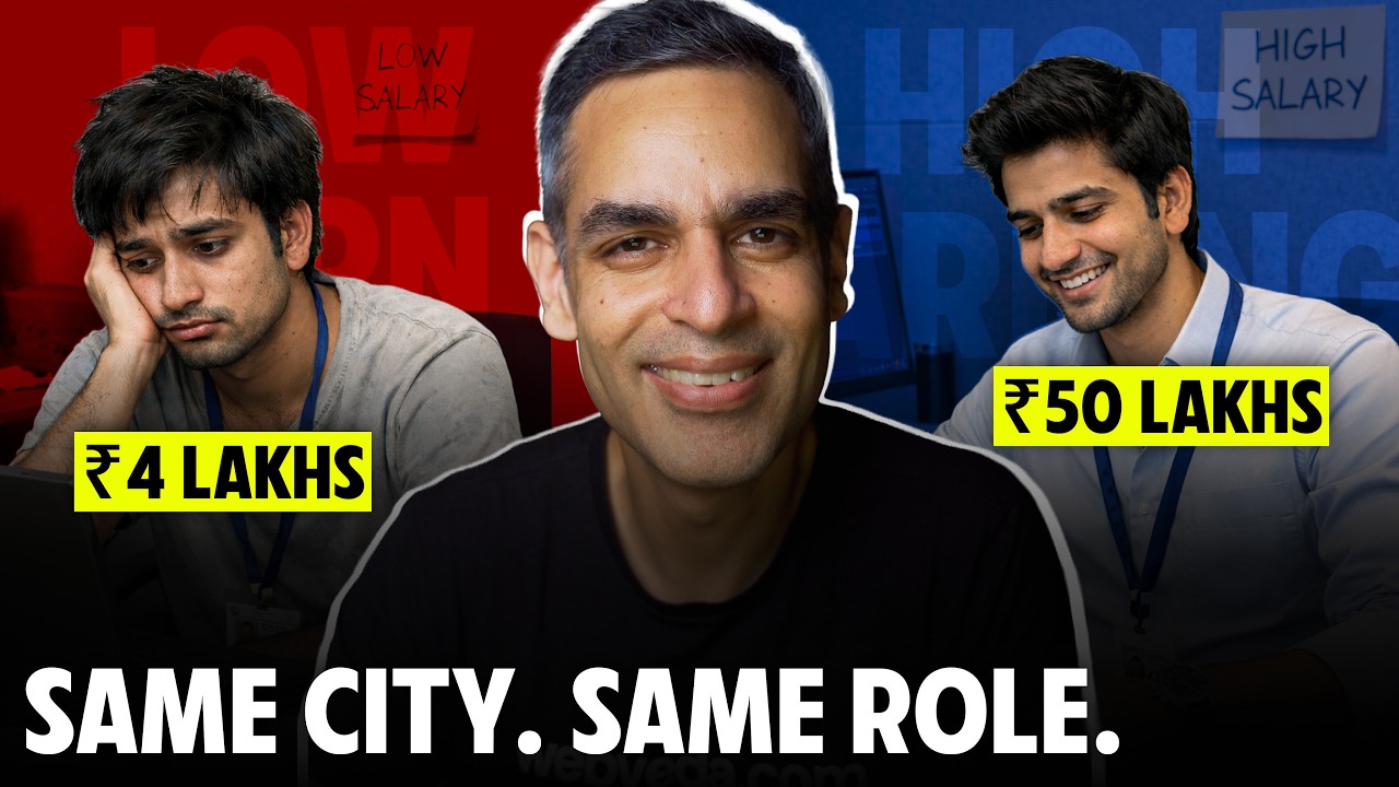 5 DECISIONS That Decide Your SALARY | Warikoo Careers Hindi