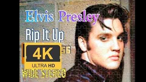 Rip It Up | Elvis Presley 1956 | Stereo Dubbed | Colorized 1956 Video | 4K | 60fps