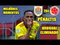 (REACT) PÊNALTIS Uruguai x Colômbia - Melhores Momentos - Copa América 03-07-2021.