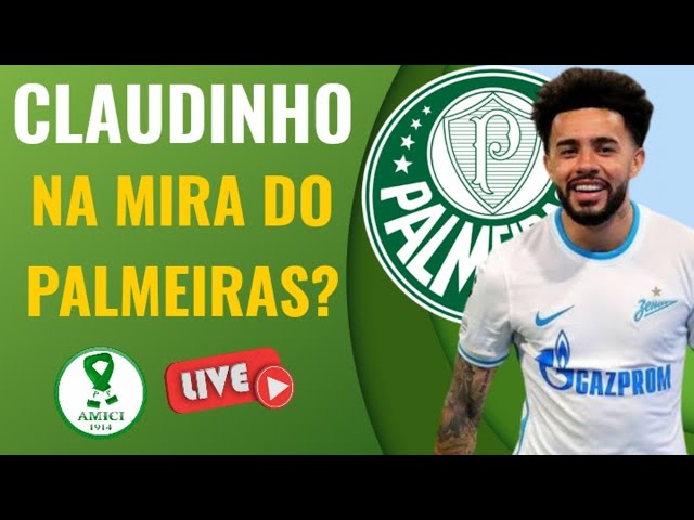 Fim da novela! Claudinho comunica Palmeiras e define onde vai