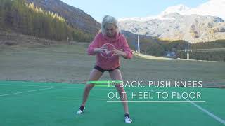 GLUTE activation for snowboarding w / Aimee Fuller.