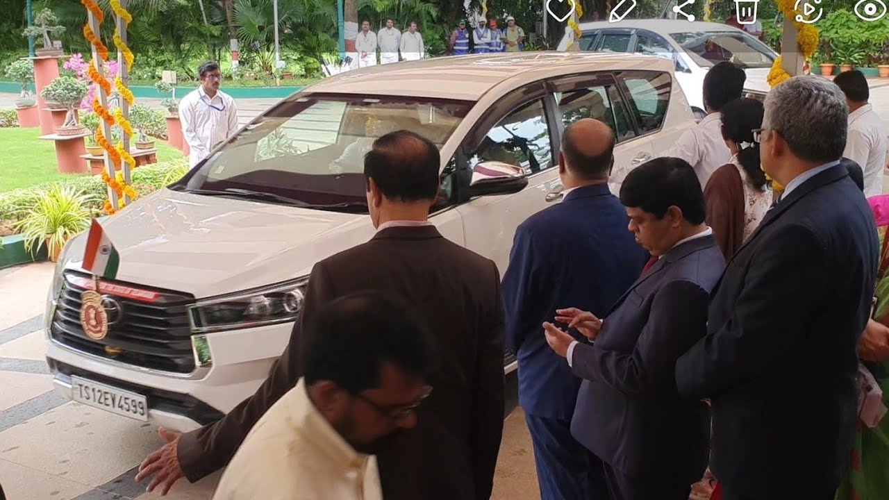 Grand Entry of High Court Judges of Telangana in Raj Bhavan,  Hyderabad