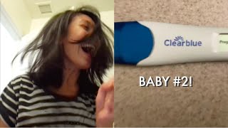 Finding Out I'm Pregnant AGAIN! | Live Pregnancy Test + Telling my Husband