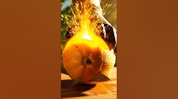 ASMR Cutting Fruit 🍊✨ – Hidden Energy Explosion in Slow Motion 🔥