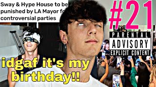 Bryce Hall gets SERIOUS BACKLASH for his craziest 21ST BIRTHDAY PARTY...yikes
