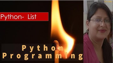 Python- List by Shilpi Agrawal